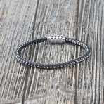 Rondelle Zig Zag Chain Bracelet