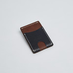 AIRstik Wallet (Navy on Brown)