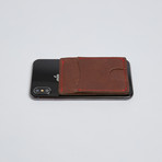 AIRstik Wallet (Navy on Brown)