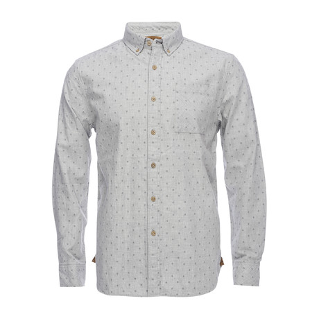 Truman Button Collar Shirt // Gray Dot (XS)