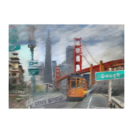 Golden Gate Bridge (24"W x 32”H // Acrylic)