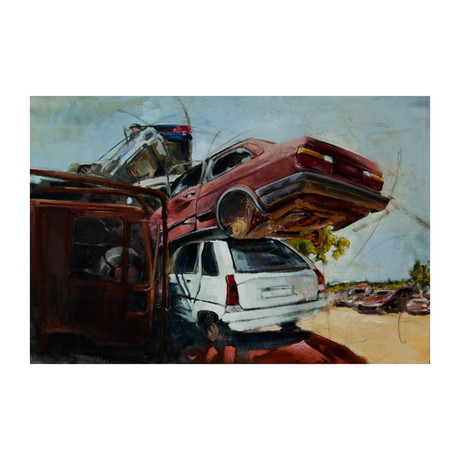 Junkyard (24"W x 32”H // Acrylic)