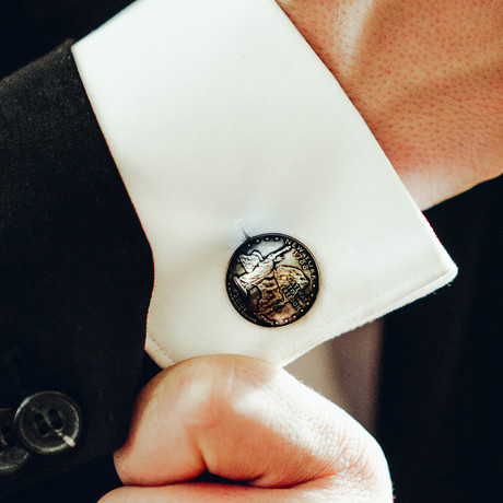 New York Statehood Quarter Cufflinks