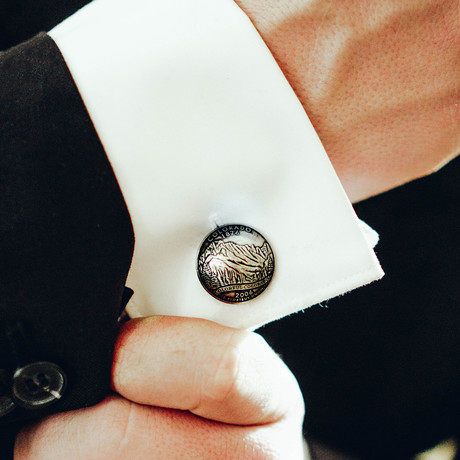 Colorado Statehood Quarter Cufflinks