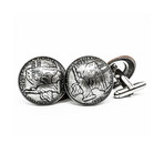 New York Statehood Quarter Cufflinks