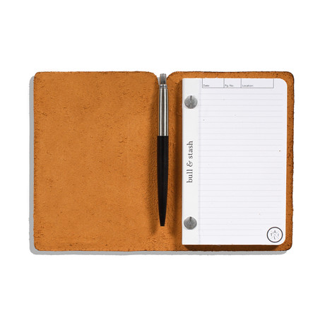 Travel Stash Journal // Limited Edition // Saddle Brown
