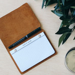 Travel Stash Journal // Limited Edition // Saddle Brown