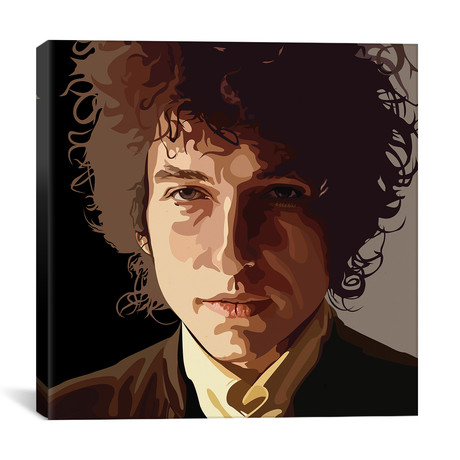 Bob Dylan // Dai Chris Art (18"W x 18"H x 0.75"D)