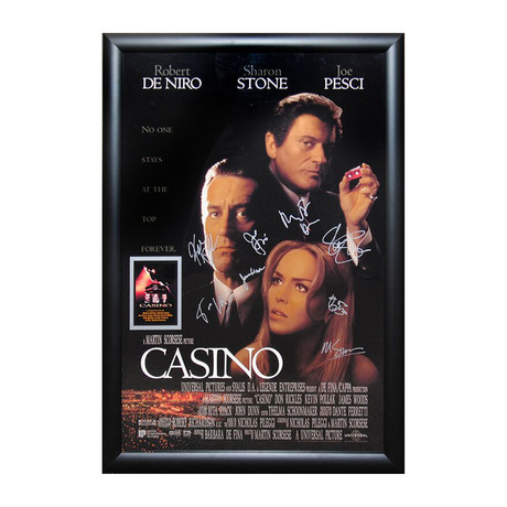 Signed Movie Poster // Casino