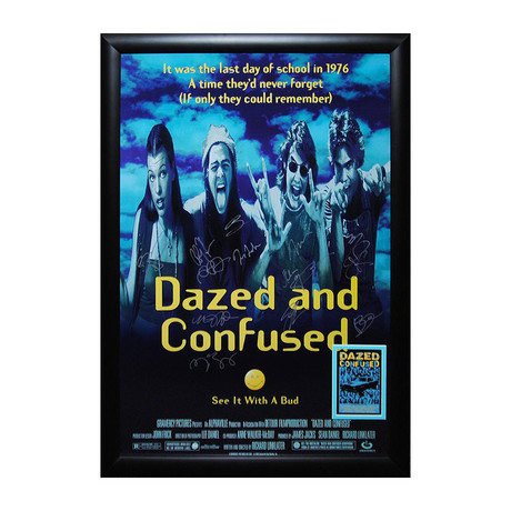 Signed Movie Poster // Dazed and Confused