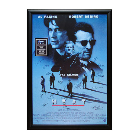 Signed Movie Poster // Heat