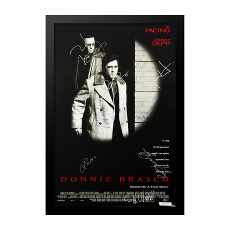 Signed Movie Poster // Donnie Brasco