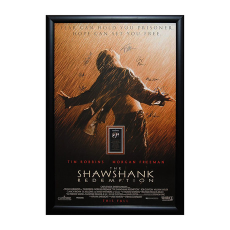 Signed Movie Poster // The Shawshank Redemption