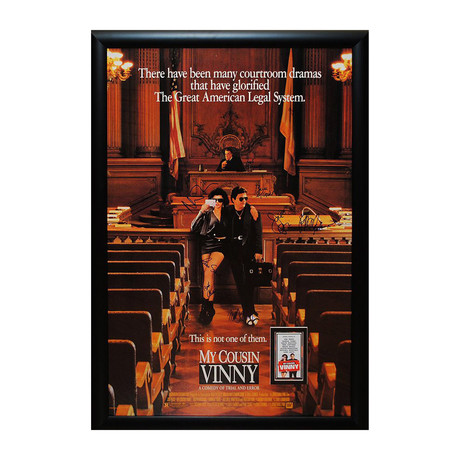 Signed Movie Poster // My Cousin Vinny