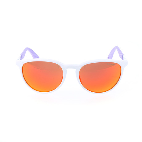 Carrera 5019 Sunglasses // White + Lilac + Orange