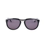 Pocket Flag 3 Sunglasses // Shiny Black + Grey