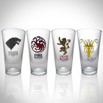 Pint Glasses // Set Of 4 // Collector's Set