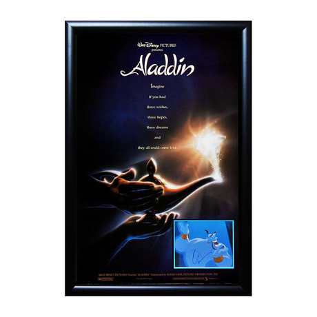 Signed Movie Poster // Aladdin