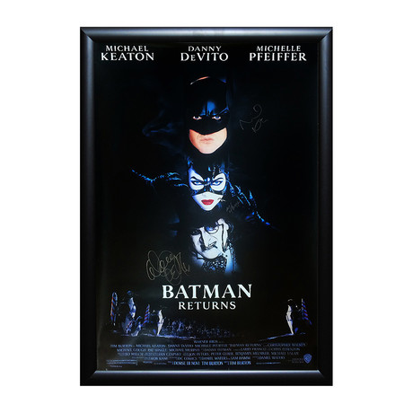 Signed Movie Poster // Batman Returns