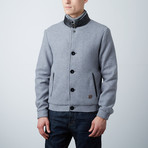 Haas Lightweight Bomber Jacket // Grey (L)