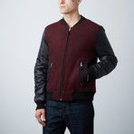 Berger Lightweight Bomber Jacket // Burgundy (S)