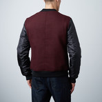 Berger Lightweight Bomber Jacket // Burgundy (S)