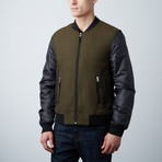 Berger Lightweight Bomber Jacket // Olive (XL)