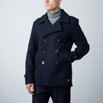 Wagner Peacoat // Navy (XL)