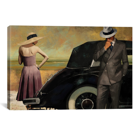 Bonnie And Clyde // Eric Yang (26"W x 18"H x 0.75"D)