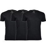 Ultra Soft Suede Crew-Neck // Black // Pack of 3 (XL)