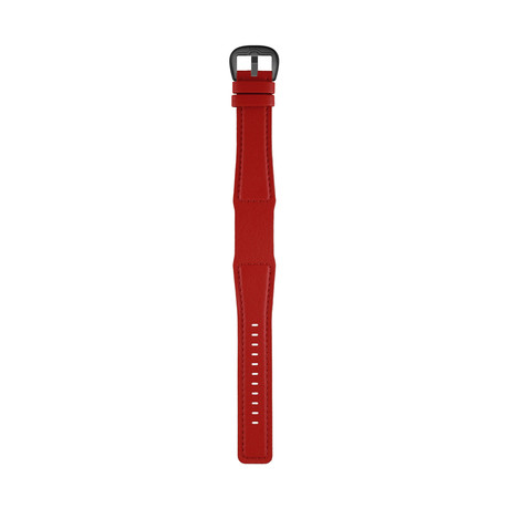 Leather Strap // Red