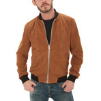 Basic Zip Jacket // Tobacco Brown (L)