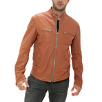 2 Zipper Pocket Jacket // Light Brown (M)