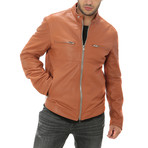 2 Zipper Pocket Jacket // Light Brown (M)