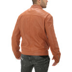 2 Zipper Pocket Jacket // Light Brown (M)