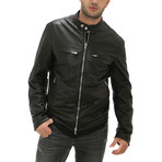 2 Zipper Pocket Jacket // Black (S)