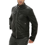 2 Zipper Pocket Jacket // Black (S)