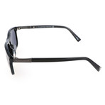 Treyson Sunglass // Black + Smoke