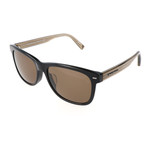 EZ0028-FN Sunglasses // Black + Brown