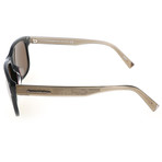 EZ0028-FN Sunglasses // Black + Brown
