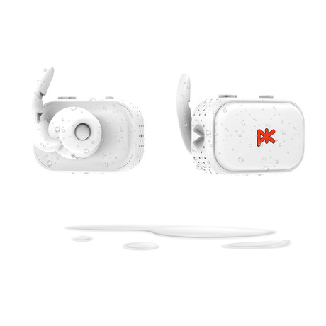 K'asq Sport // Fully Wireless Earbuds (White)
