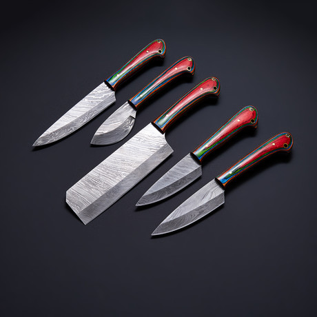 5 Piece Chef Knife Set // KCH-29