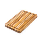 Traditional Carving Board with Hand Grips & Juice Canal