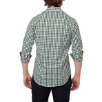 Grayson Check Button-Up // Green + White (L)