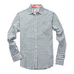 Grayson Check Button-Up // Green + White (M)