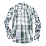 Grayson Check Button-Up // Green + White (L)