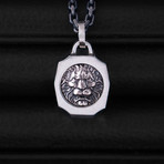 Trophy Necklace // Lion // Silver