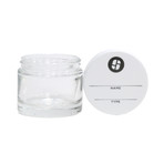 2 Glass Stash Jar + Marker