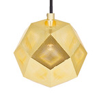 Etch Mini Pendant Light (Brass)