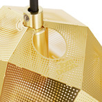 Etch Mini Pendant Light (Brass)